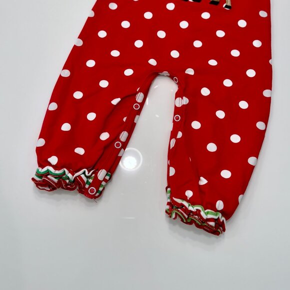 Holiday Polka Dot & Ruffle Jumper, 18M - Picture 3 of 6